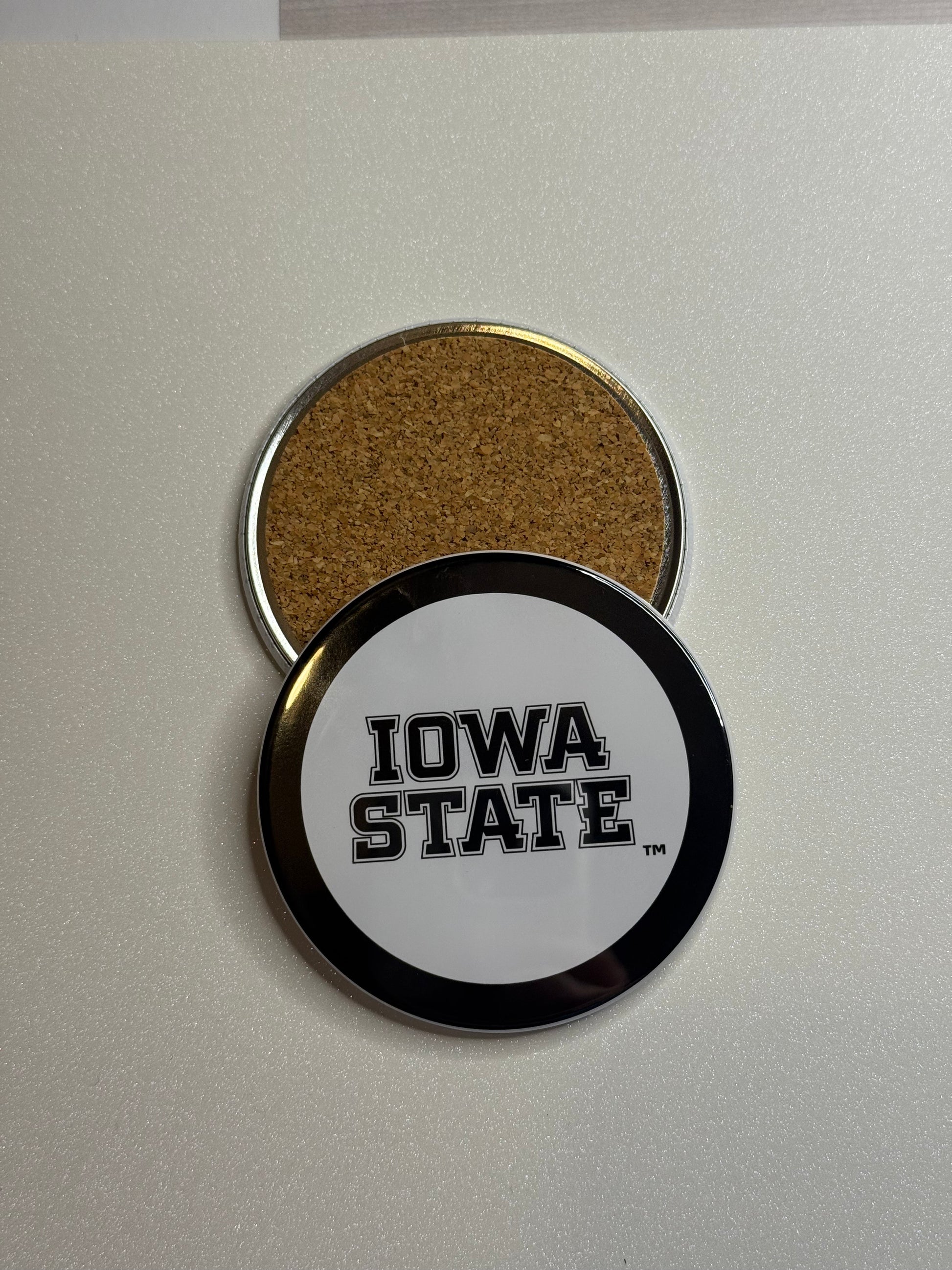 Iowa State University Coaster - BW TEXT