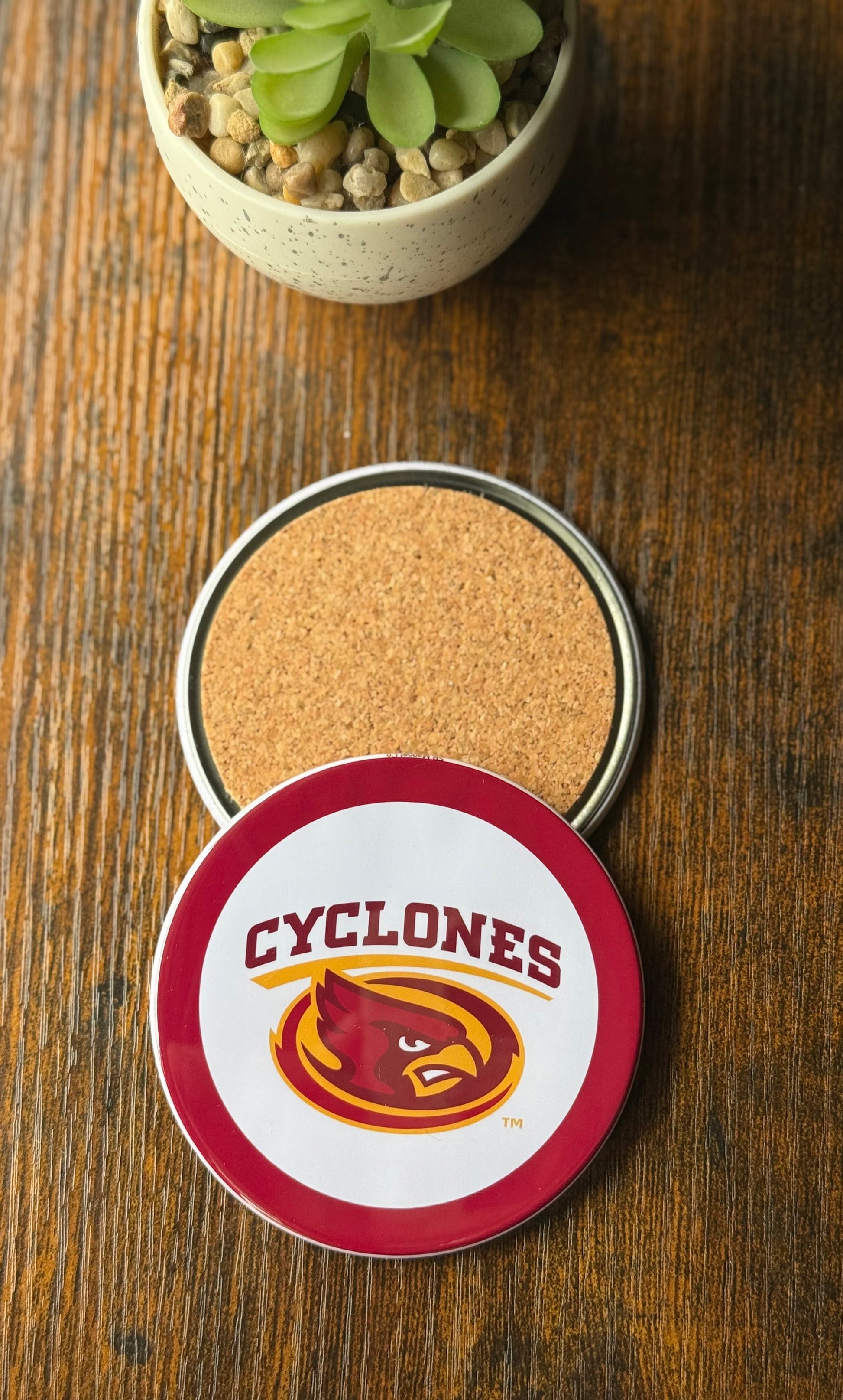 Iowa State University Coaster - OG COLORS MASCOT
